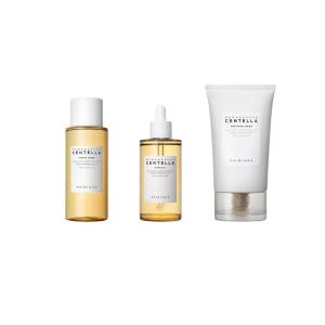 SKIN1004 - Rutina Madagascar Centella Toning Toner, Ampoule, Soothing Cream | Rutina Calmante e Hidratante Todo Tipo de Piel